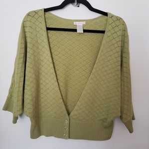 Olive Green Short Waisted Sweater